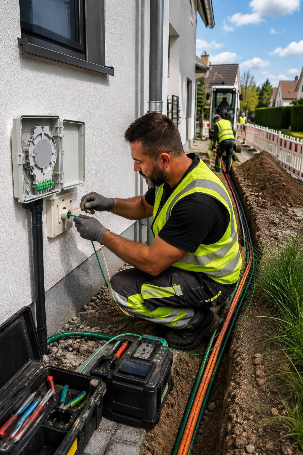 Glasfaserausbau Referenz